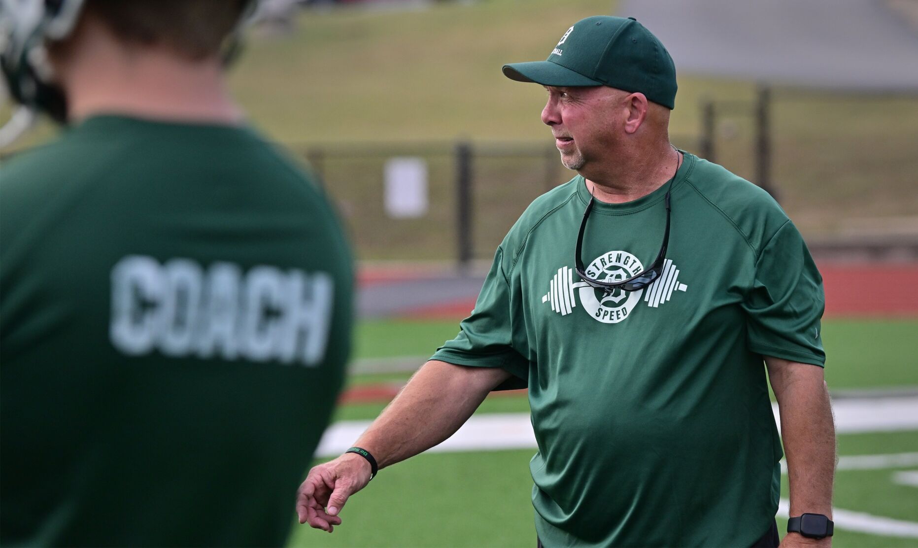 De Soto football practice